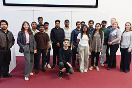 В МАУ встретили новых студентов из Индии