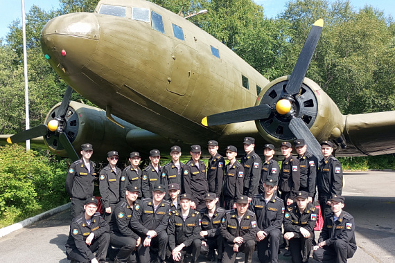 Славная история Военно-воздушных сил Северного флота: экскурсия курсантов ВУЦ в Североморск Славная история Военно-воздушных сил Северного флота: экскурсия курсантов ВУЦ в Североморск